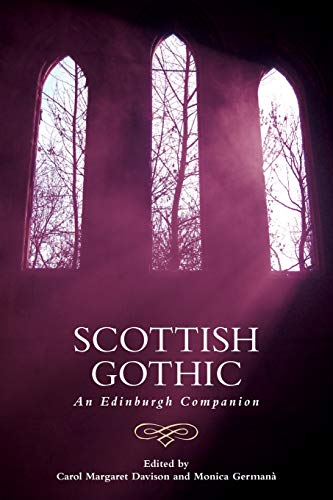 Book cover: “Scottish Gothic” with a gothic window image.