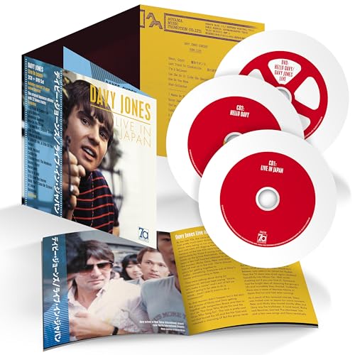 Davy Jones "Live In Japan" 2CD set with case and booklet.