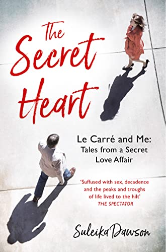 Book cover: red title, figures with long shadows, author Suleika Dawson.