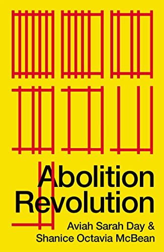 Yellow book cover with red bars and the title "Abolition Revolution.