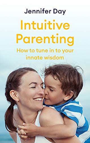 Book cover: mother and young child embracing, light blue background.
