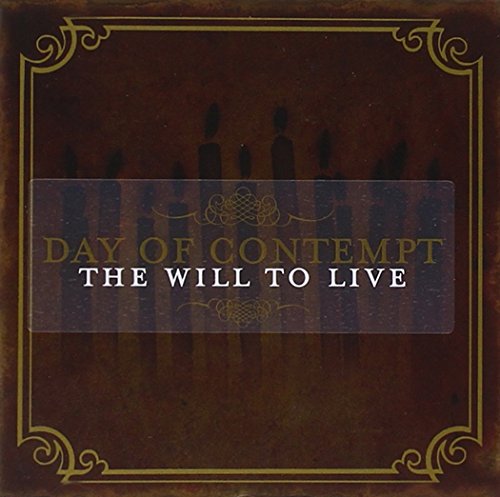 CD cover for “Day Of Contempt - The Will To Live” with candles.
