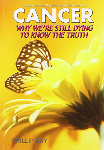 Book cover featuring a butterfly on a yellow flower with the title Cancer.