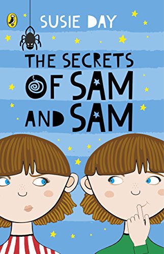 Book cover: “The Secrets of Sam and Sam” with two illustrated children.