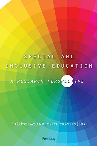 Book cover: "Special and Inclusive Education" with rainbow swirl design.