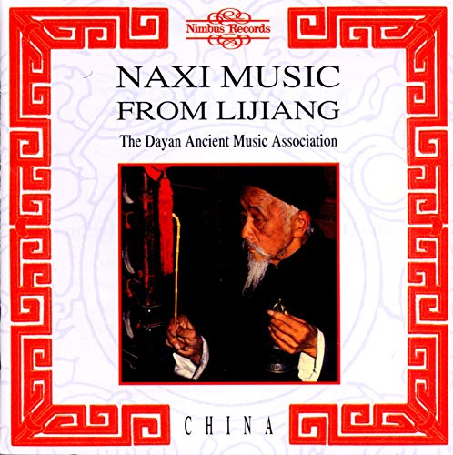 CD cover: Naxi music from Lijiang, China, featuring a portrait.