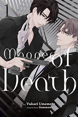 Manga cover: two men, a gun, and the title “Manner Of Death.”