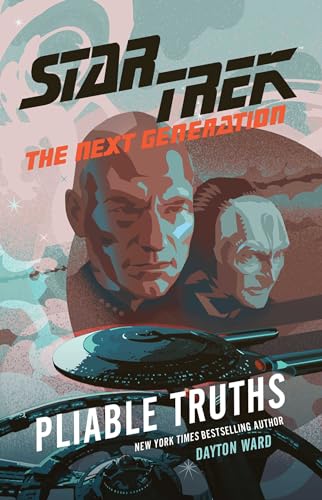 Star Trek: The Next Generation book cover featuring Picard and Data.