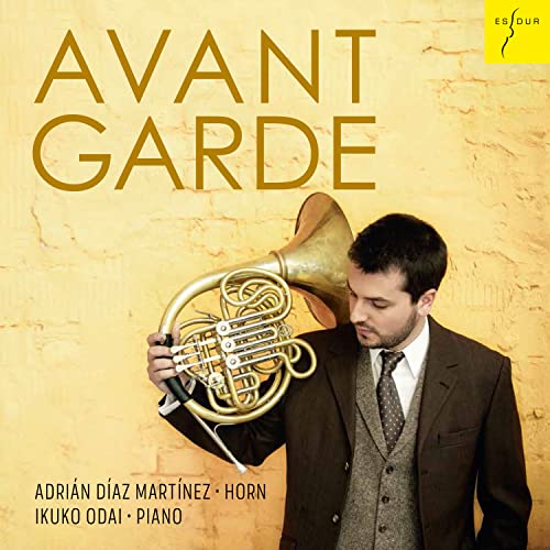 CD cover: Man with french horn, text "Avantgarde" and artist names.