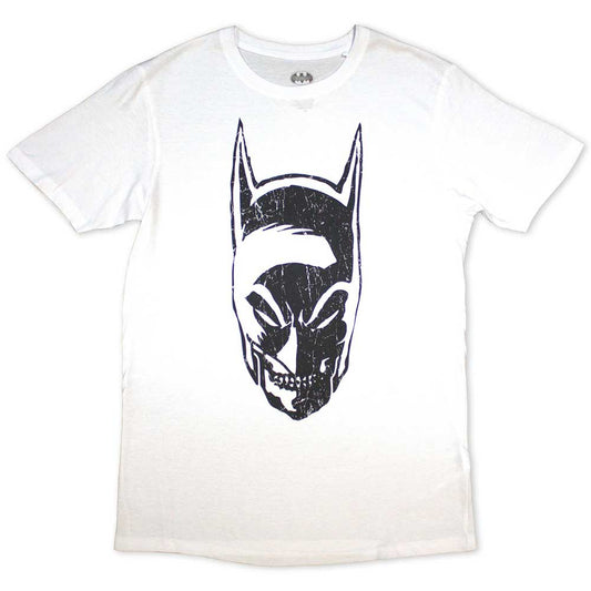 Black t-shirt featuring a snarling Batman face graphic, extra large size.