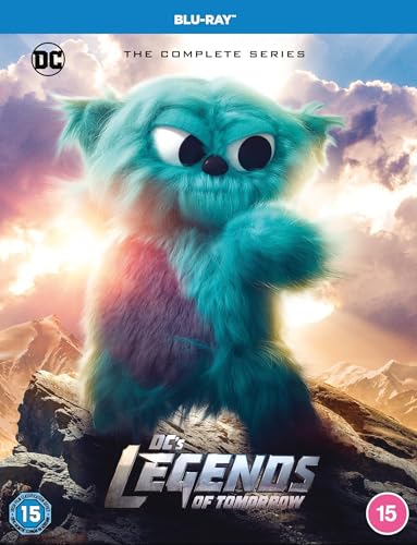 DC’s Legends of Tomorrow Blu-ray cover featuring a fluffy, teal creature.
