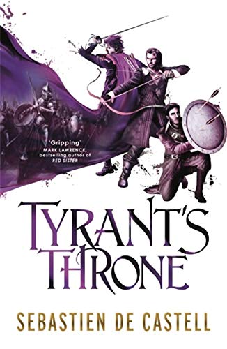 Book cover depicting figures in combat with swords and shields.
