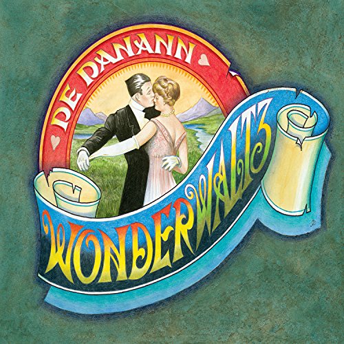 CD cover: Couple waltzing before a landscape, with title “Wonderwaltz”.