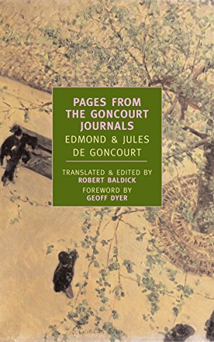Book cover featuring an impressionist painting with a green text box for the title.