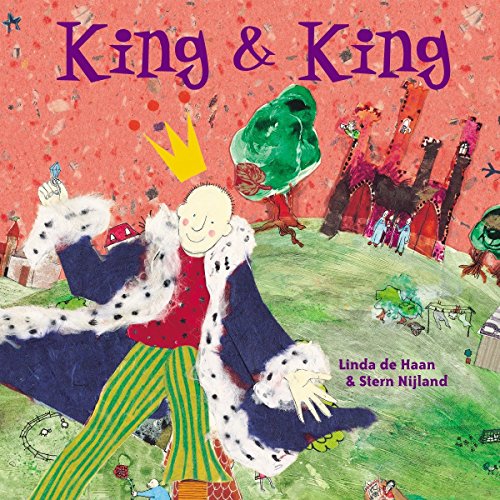 Book cover: two smiling kings in colorful robes and a whimsical landscape.