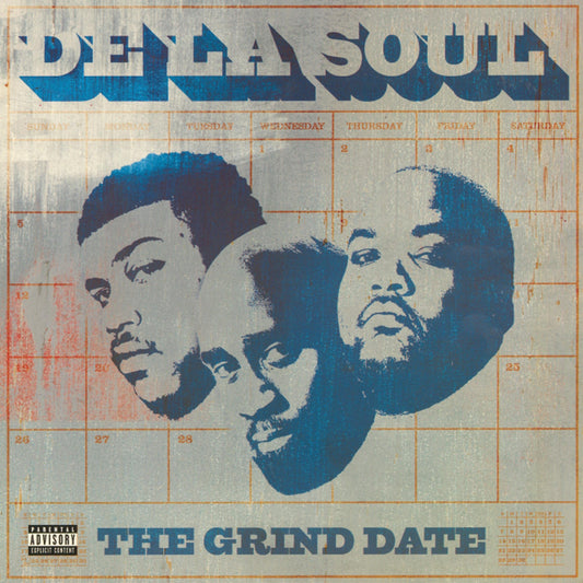 De La Soul album cover, "The Grind Date," featuring two shadowed faces.