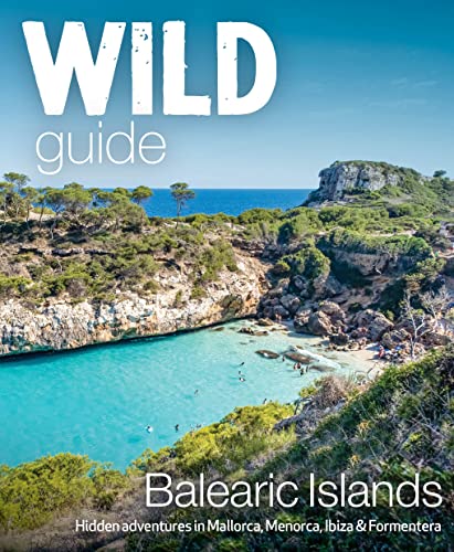 Book cover featuring a rocky coastline and turquoise water of the Balearic Islands.