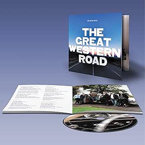 CD case, booklet, and disc for the album "The Great Western Road".