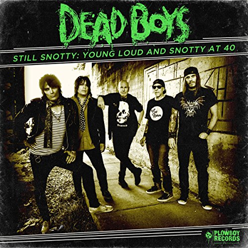 CD cover: The Dead Boys band posing, distressed green and black aesthetic.