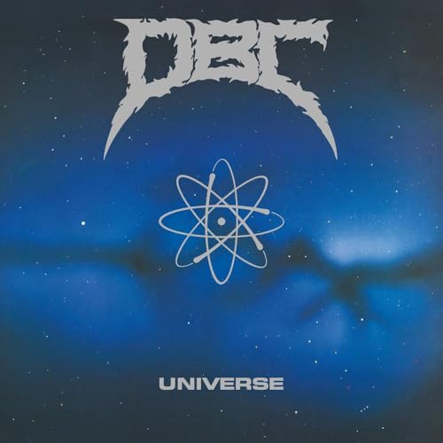 CD cover: "Dead Brain Cells - Universe" with logo and atom graphic.