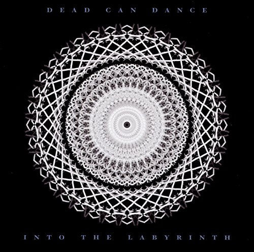 Dead Can Dance album cover: intricate white labyrinth on black background.