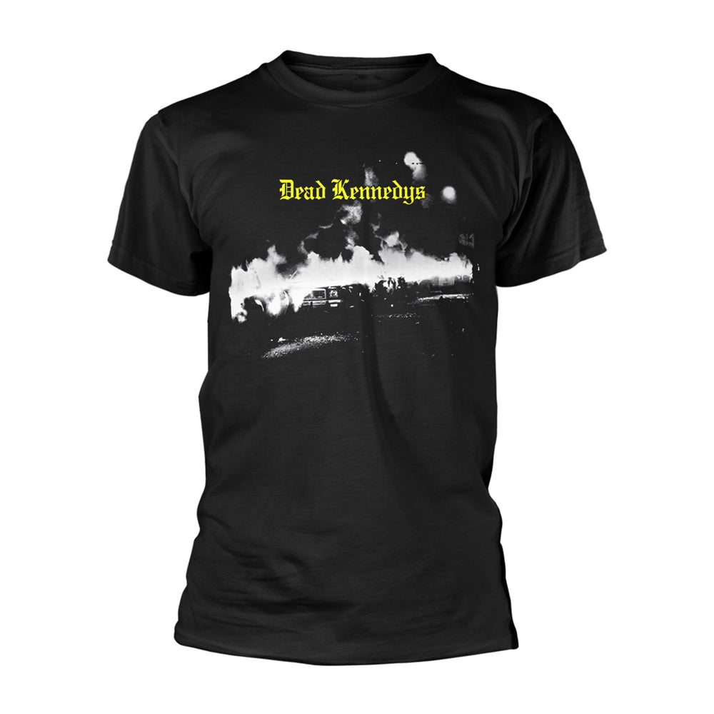 Black t-shirt displaying the "Fresh Fruit for Rotting Vegetables" album cover.
