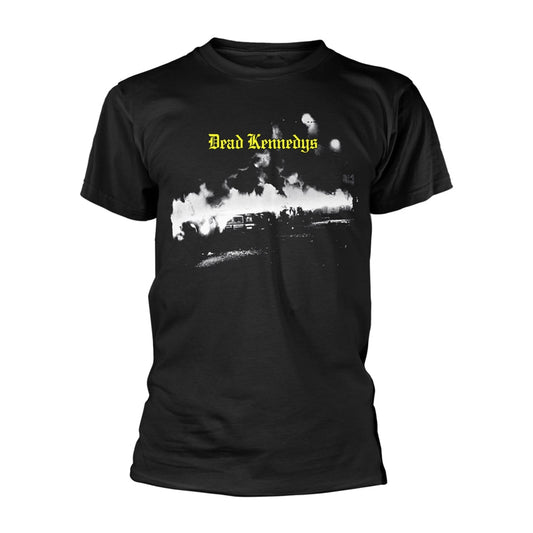Black t-shirt displaying the "Fresh Fruit for Rotting Vegetables" album cover.