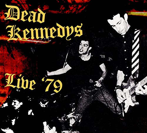 Dead Kennedys album cover: two musicians performing live in black and white.