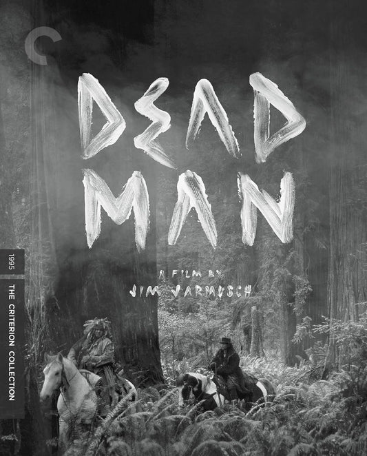 Dead Man" film cover: black and white forest scene with large title text.