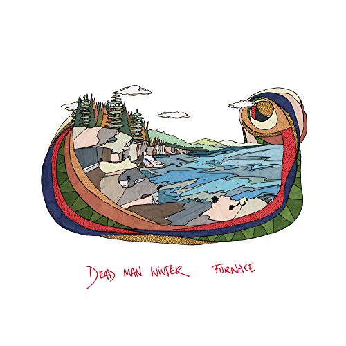 "Album cover art: illustration of a landscape inside a swirling, multi-colored eye."