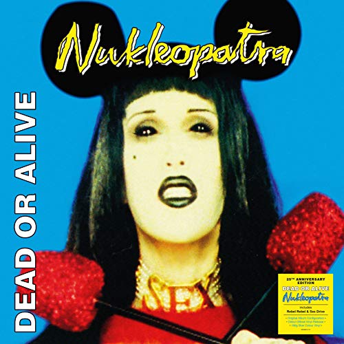 Album cover for Dead Or Alive’s “Nukleopatra” featuring a woman with dark hair.