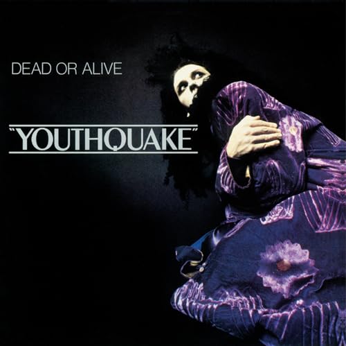 Album cover for Dead or Alive’s “Youthquake” featuring a person in purple.
