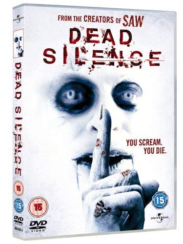 DVD cover featuring a pale ventriloquist dummy holding a finger to its lips.