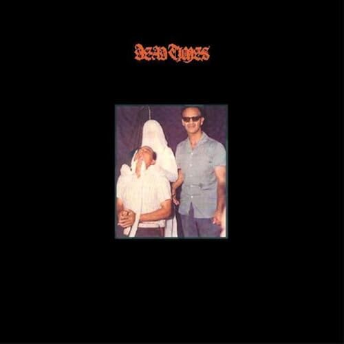 Album cover: two figures in Ku Klux Klan hoods and a man in a shirt.