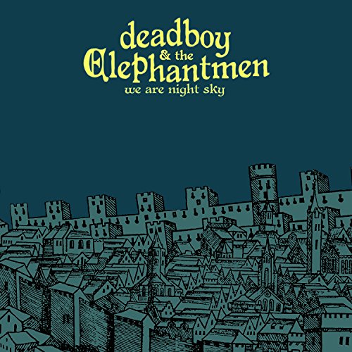 Album cover for Deadboy & The Elephantmen, featuring a sketched cityscape.