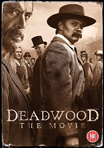 DVD cover featuring a sepia-toned ensemble cast of characters in period western attire.