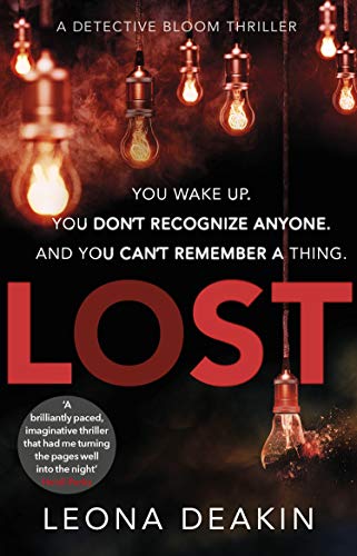 Book cover for “Lost” with glowing lightbulbs and red title text.