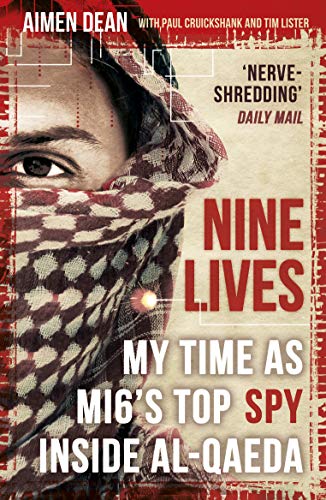 Book cover featuring a person wearing a checkered headscarf with only one eye visible.