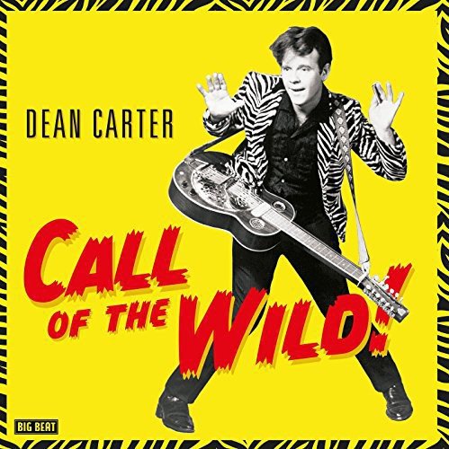 Dean Carter album cover: man with guitar, yellow background, red text.