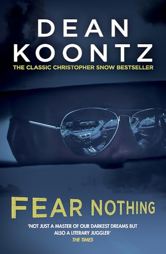 Book cover: "Fear Nothing" by Dean Koontz, featuring sunglasses and a car.