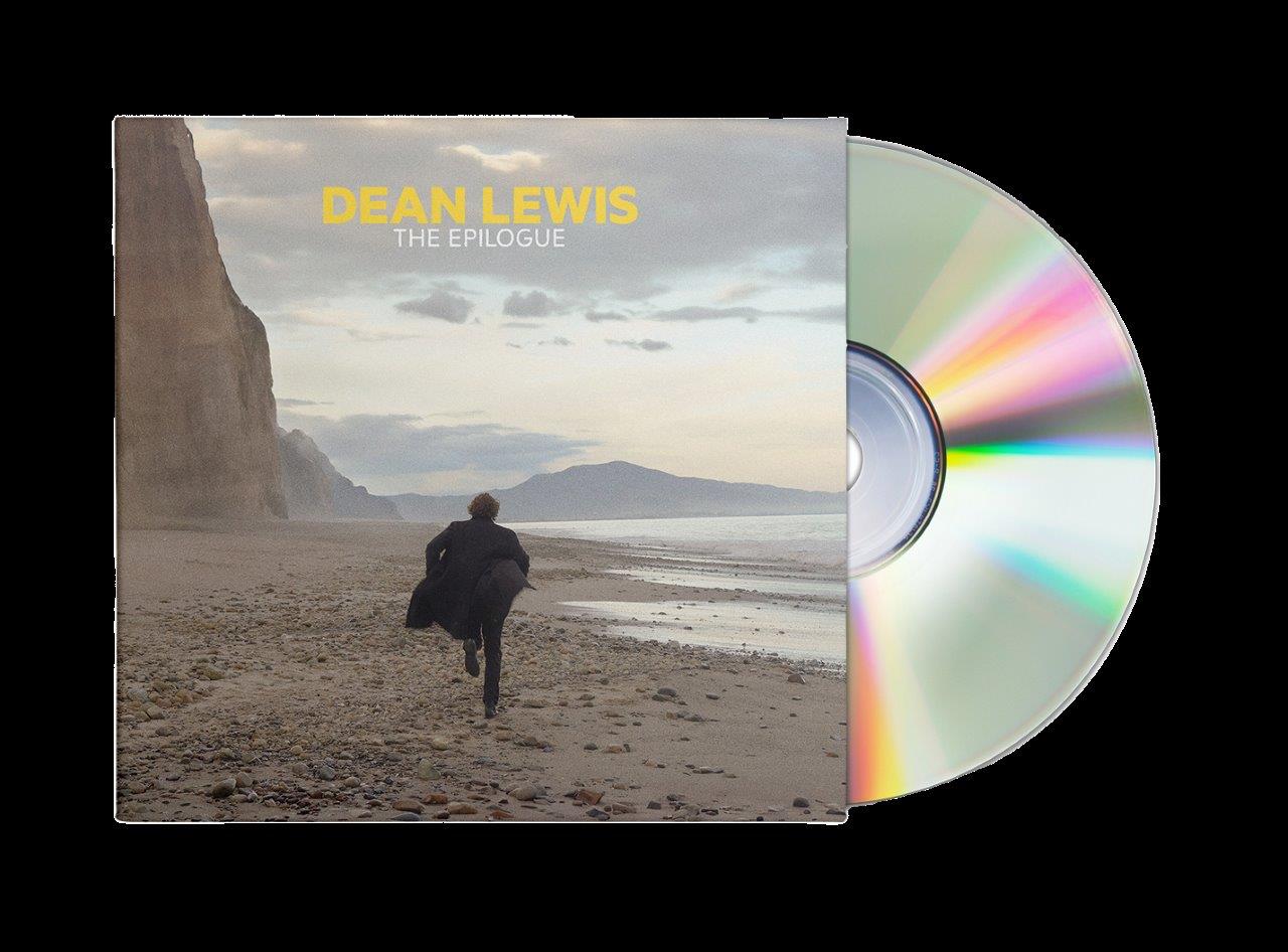 Dean Lewis The Epilogue CD cover showing a person running on a beach.