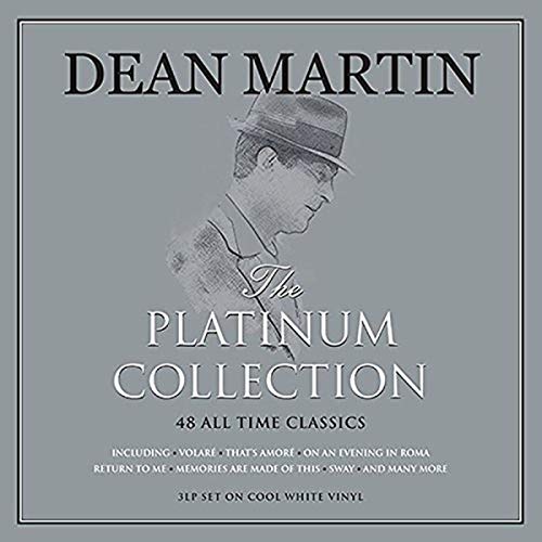 Album cover featuring a sketch of Dean Martin with text The Platinum Collection.