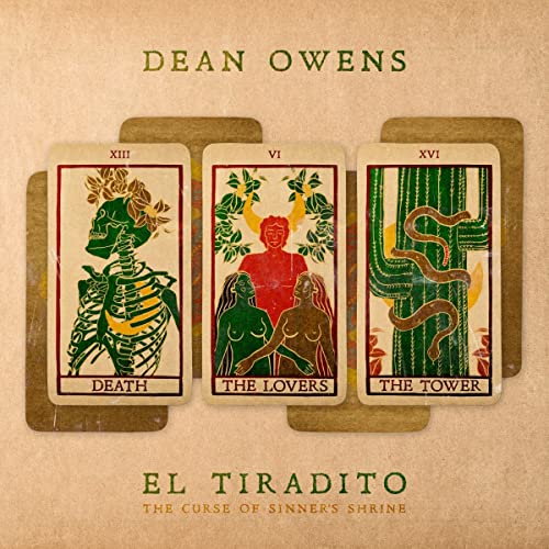 CD cover: tarot cards depicting death, lovers, and a tower.