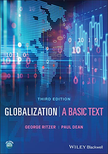 Book cover: "Globalization: A Basic Text," 3rd edition, with world map graphic.