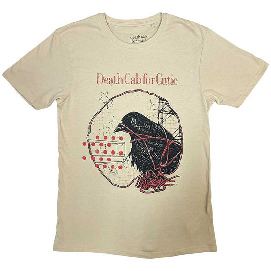Dark t-shirt with Death Cab for Cutie’s “String Theory” album artwork.