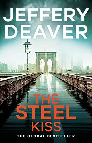 Book cover showing the Brooklyn Bridge in a misty, dark setting with orange text.