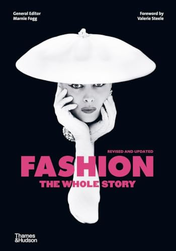 Book cover featuring a woman in a large hat and the word "FASHION".