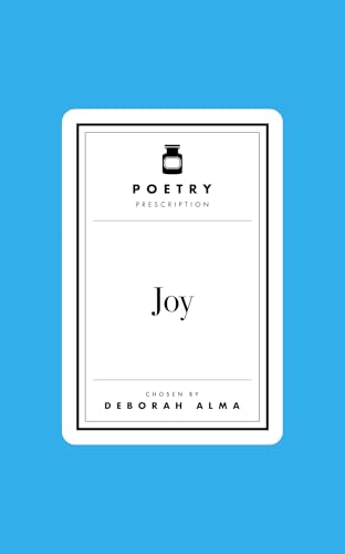 White book cover with black text reading "Poetry Prescription: Joy" and author's name.