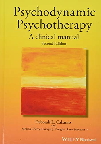 Book cover: "Psychodynamic Psychotherapy" with abstract orange and red painting.