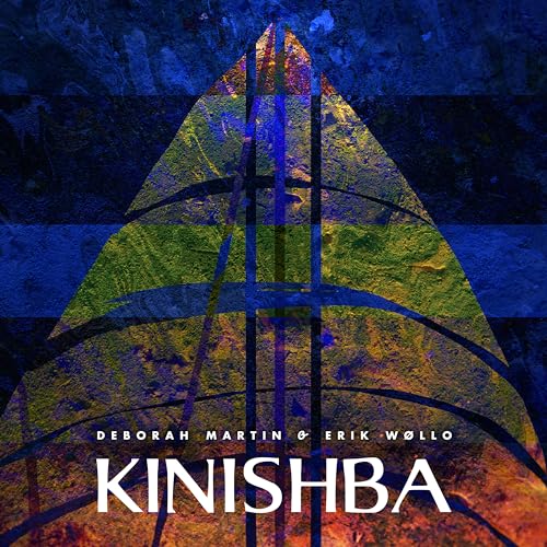 CD cover for "Kinishba" by Deborah Martin & Erik Wollo, abstract art.